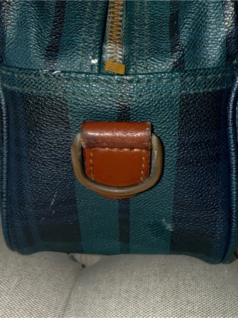 Polo Ralph Lauren Vintage Blackwatch Plaid Toiletry Bag / Dopp Kit